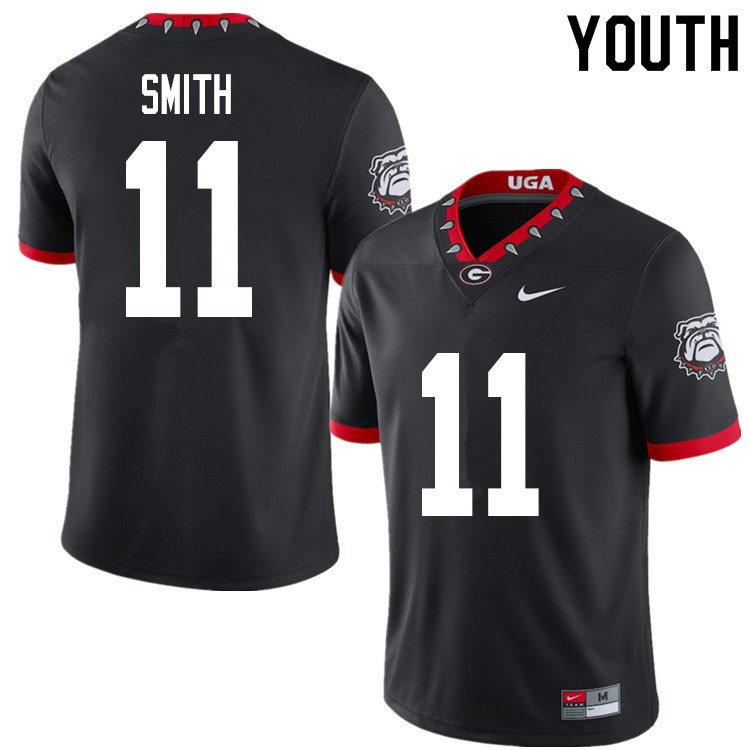 2020 Youth #11 Arian Smith Georgia Bulldogs Mascot 100th Anniversary College Football Jerseys Sale-B - Click Image to Close